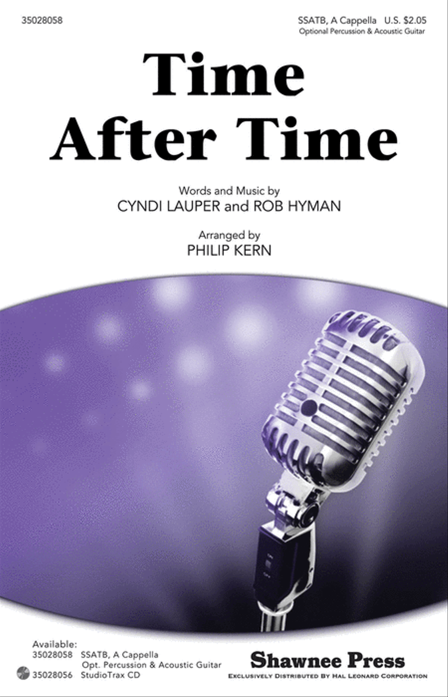 Time After Time SSATB scores gallery preview page 1