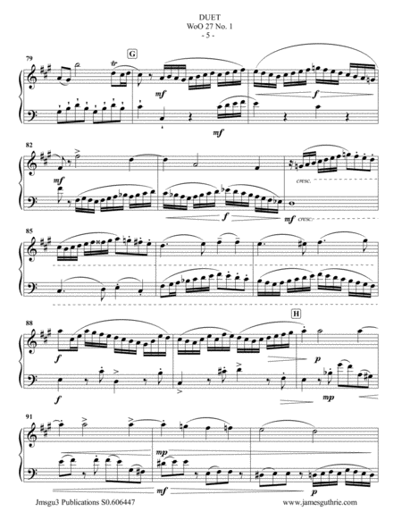 Beethoven: Three Duets WoO 27 for Alto Sax & Cello image number null