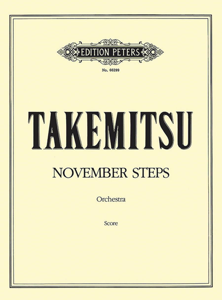 November Steps (Full Score) Orchestra scores gallery preview page 1