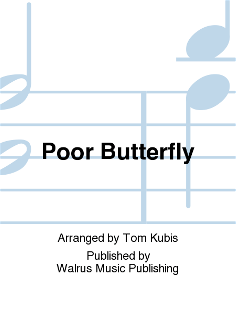 Poor Butterfly Poor Butterfly Big Band scores gallery preview page 1