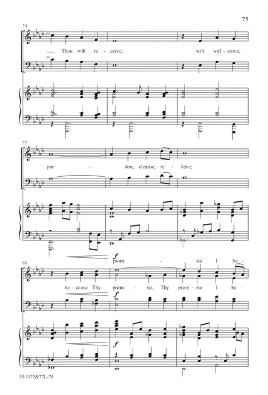 Behold the Lamb! 4-Part scores gallery preview page 76