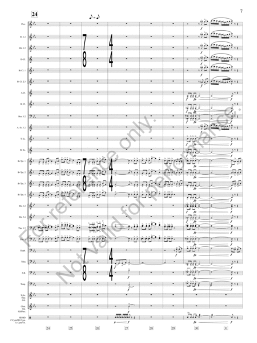 Joyance Concert Band scores gallery preview page 8