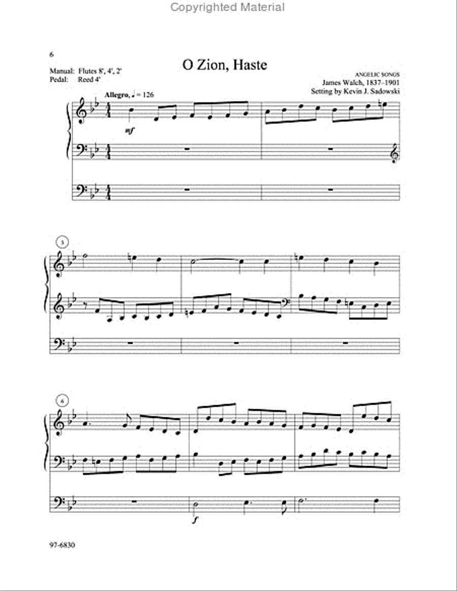 Twelve Hymn Preludes Organ scores gallery preview page 3