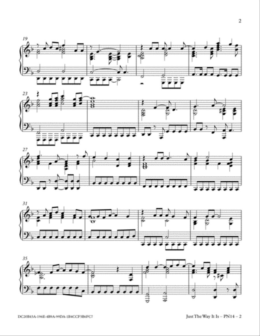 Just The Way It Is Small Ensemble scores gallery preview page 3