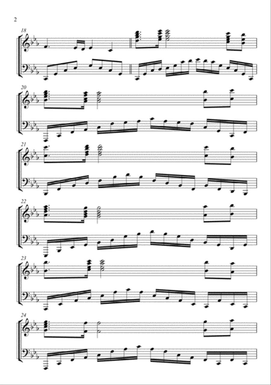 AUTUMN AUTUMN Piano Solo scores gallery preview page 2