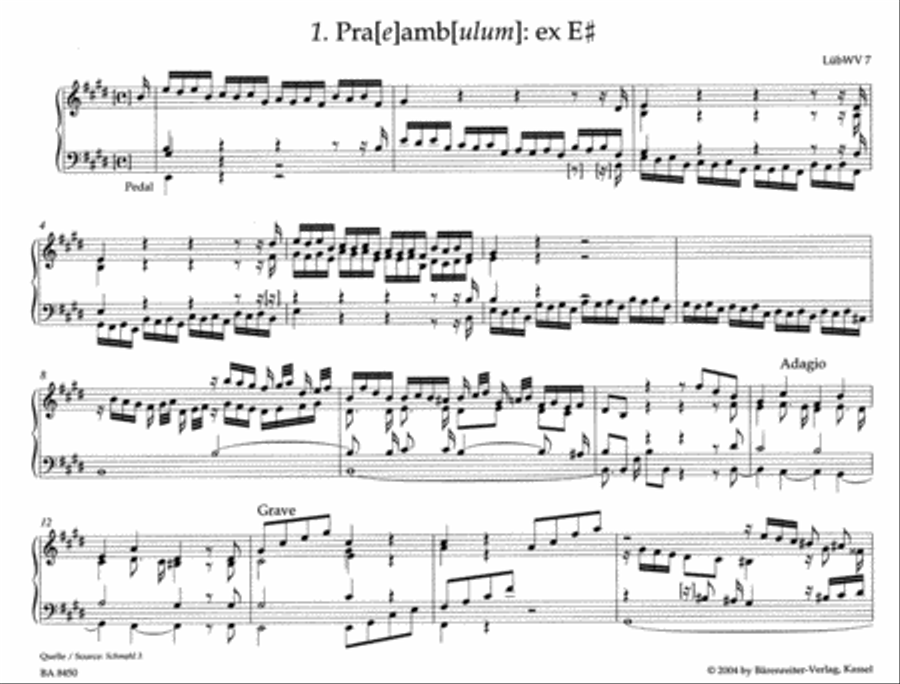 Neue Ausgabe sämtlicher Orgel- und Clavierwerke, Band II Harpsichord scores gallery preview page 2