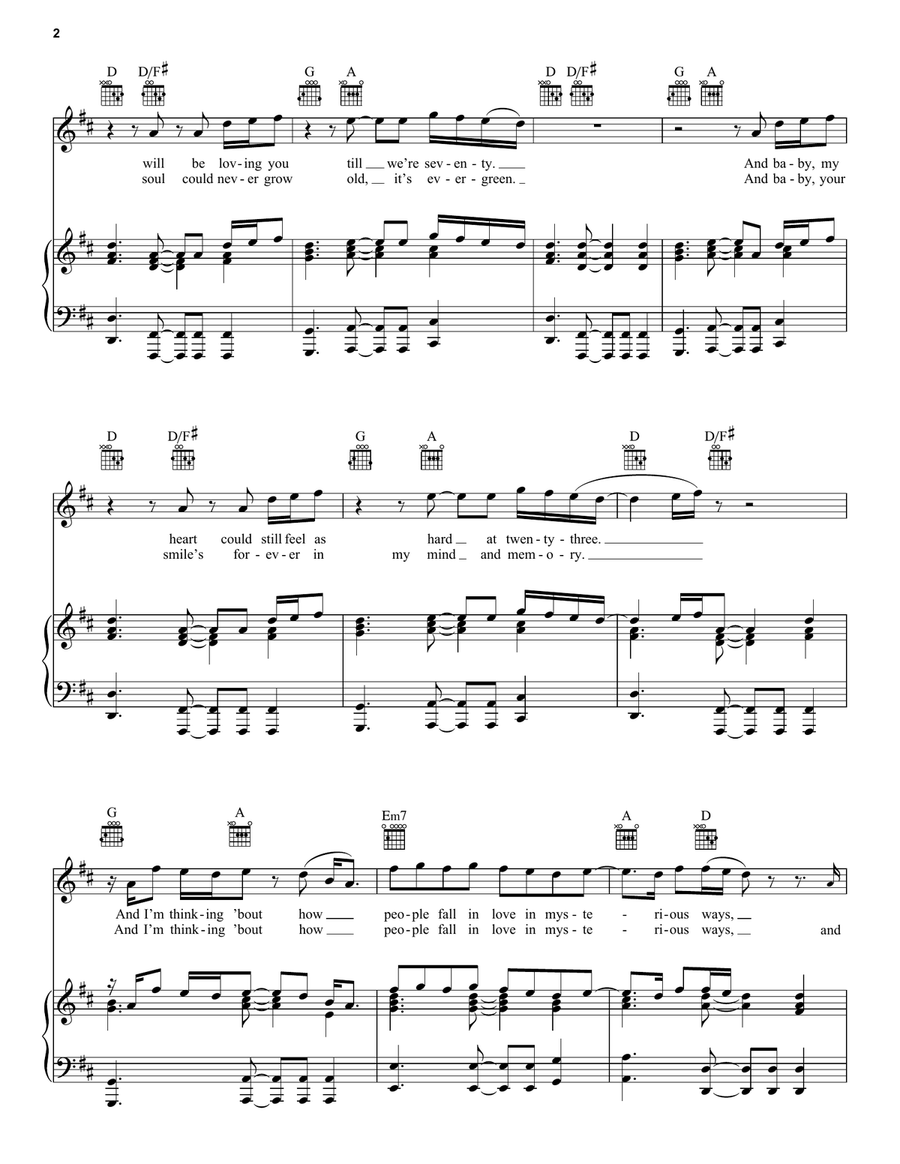 Thinking Out Loud Thinking Out Loud Acoustic Guitar scores gallery preview page 2