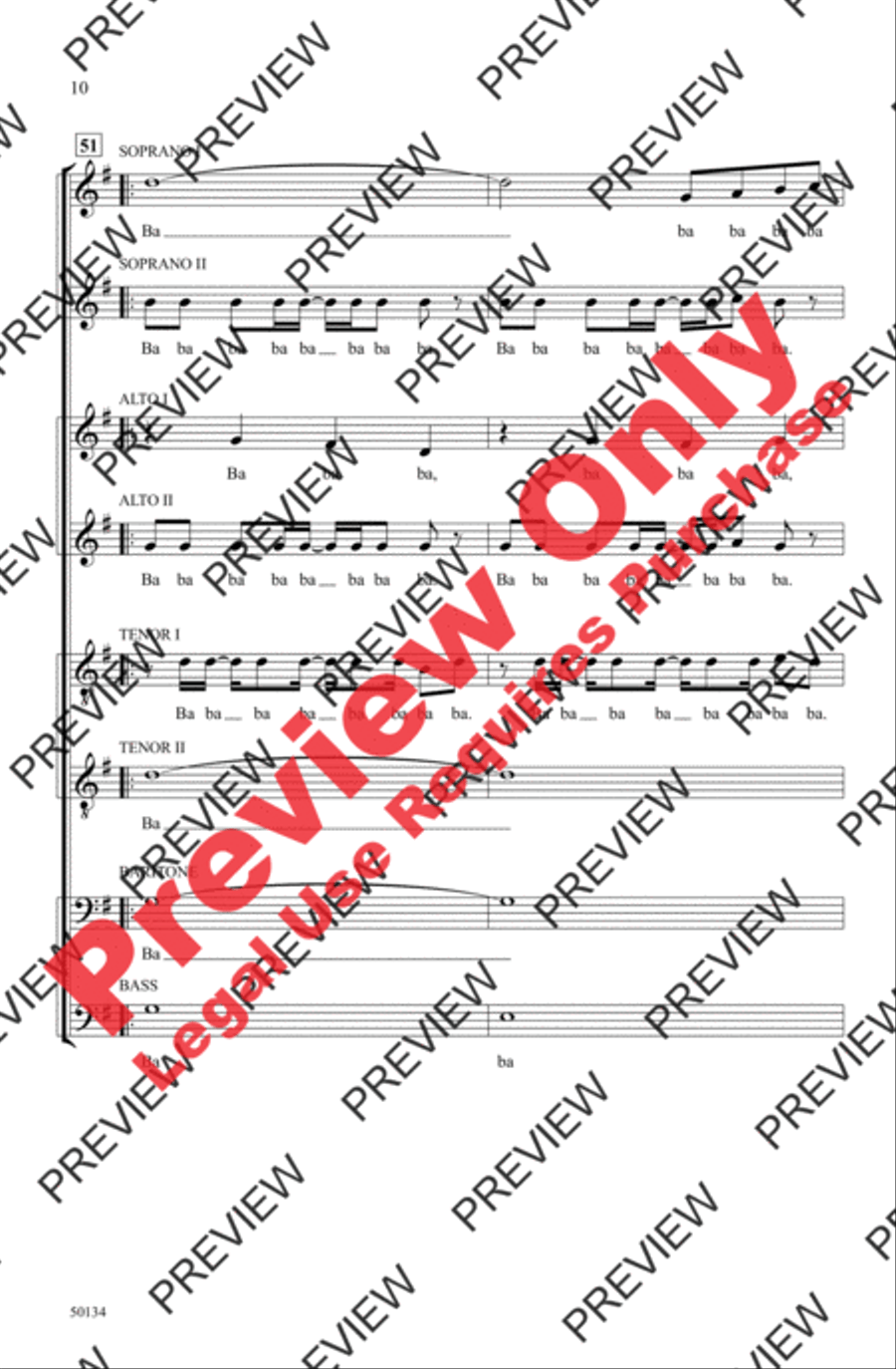 Pulse 4-Part scores gallery preview page 10