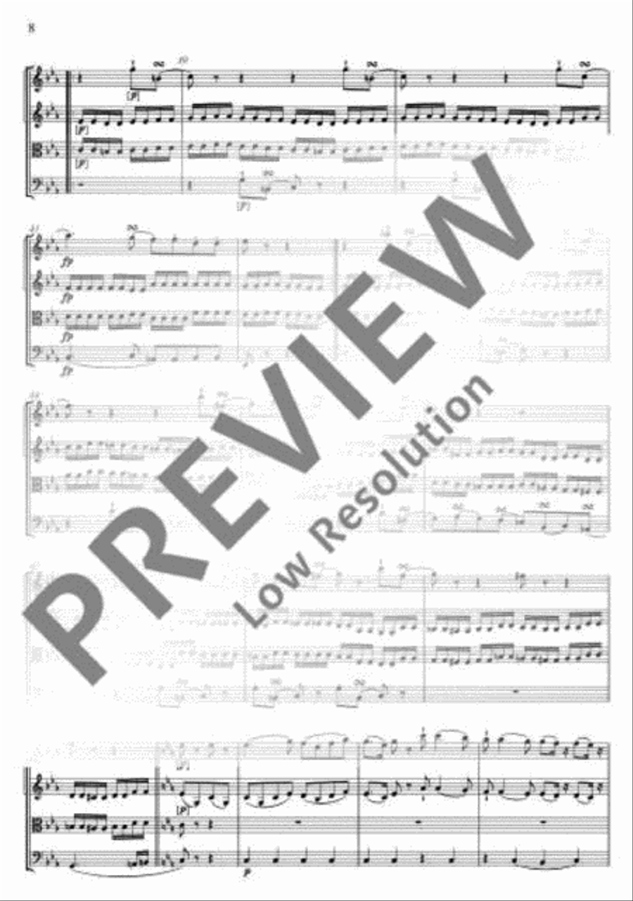 Eine kleine Nachtmusik Cello scores gallery preview page 21