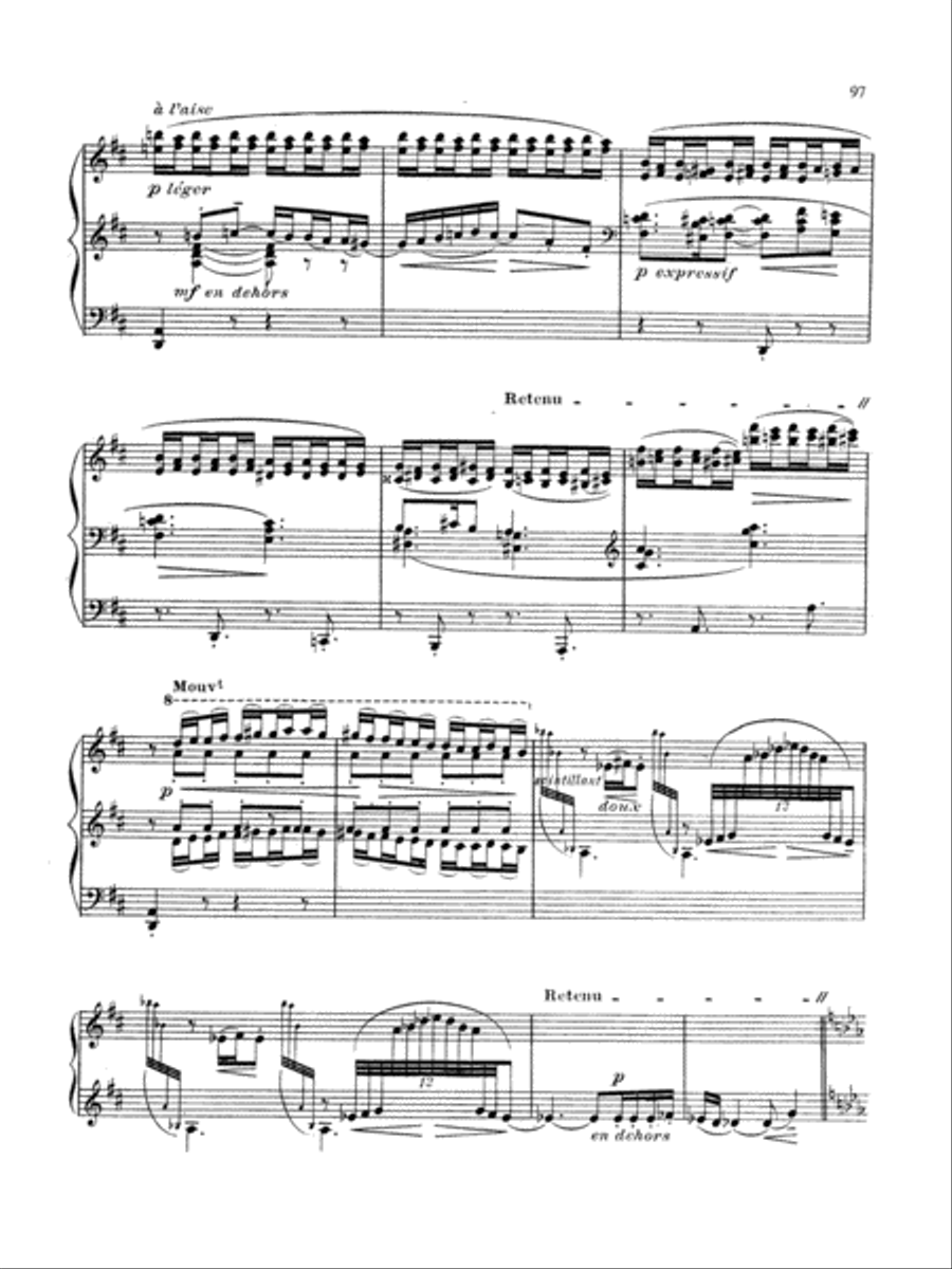 Debussy: Prelude - Book II, No. 8 Piano Solo scores gallery preview page 3
