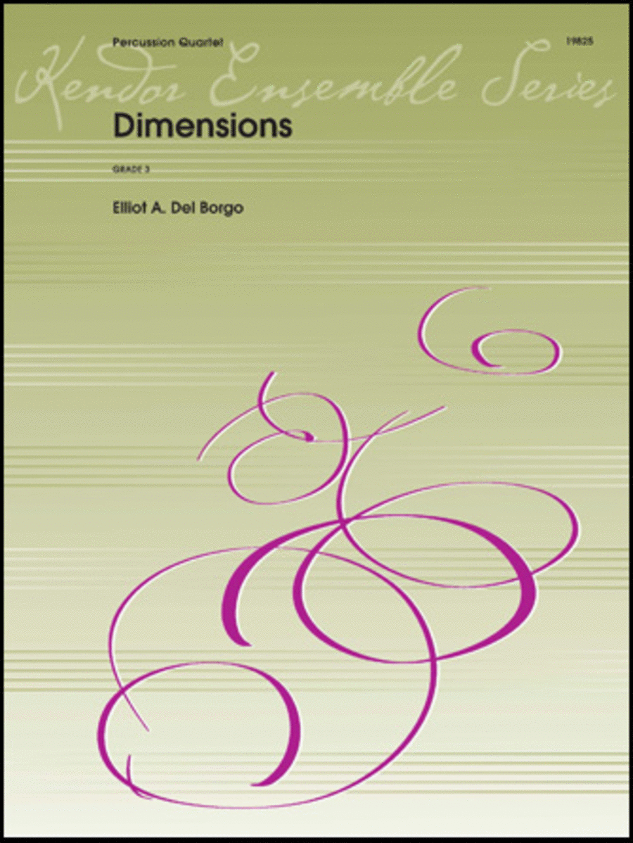 Dimensions Dimensions Percussion scores gallery preview page 1