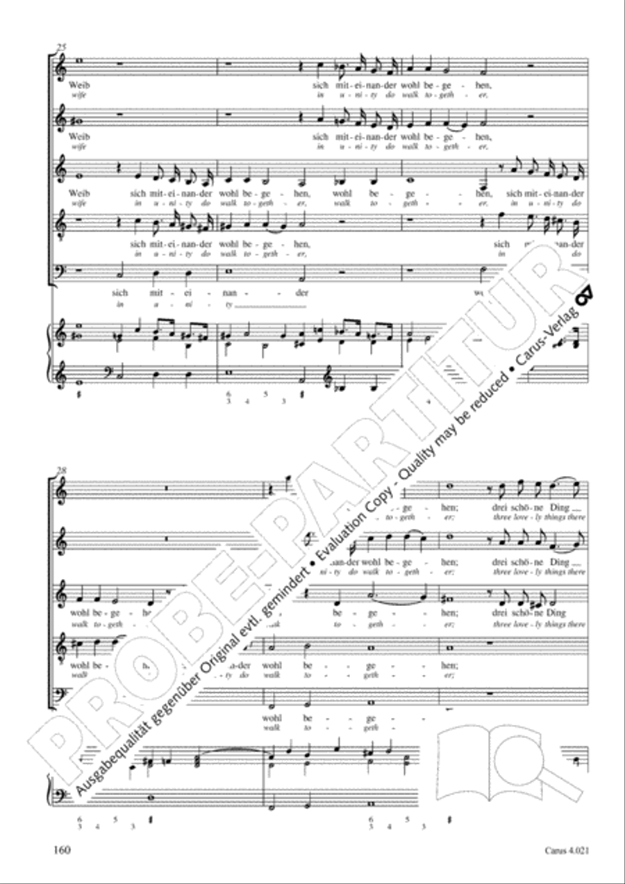 Schein: Israelsbrunnlein. Fontana d'Israel. Complete edition Choir scores gallery preview page 167