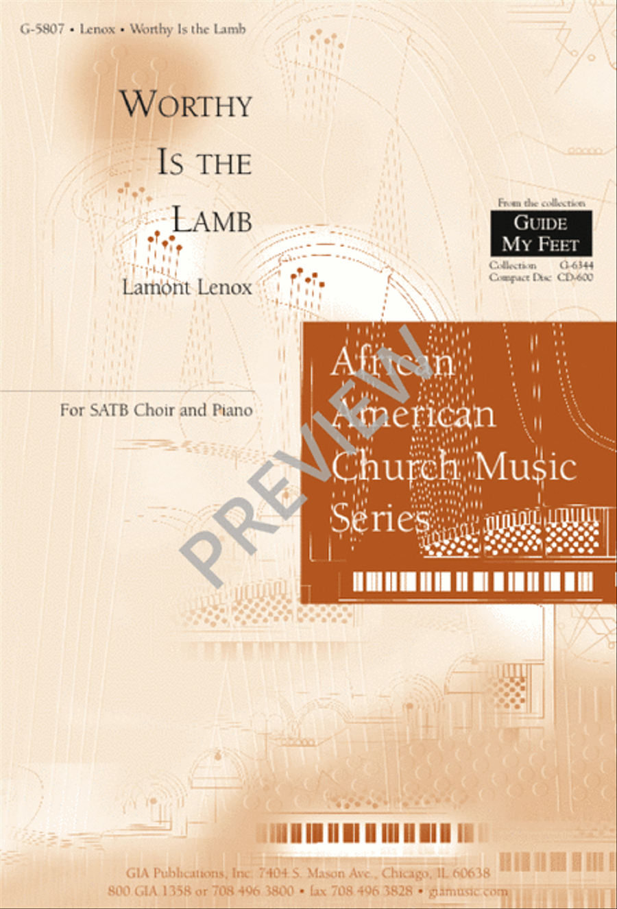 Worthy is the Lamb 4-Part scores gallery preview page 1