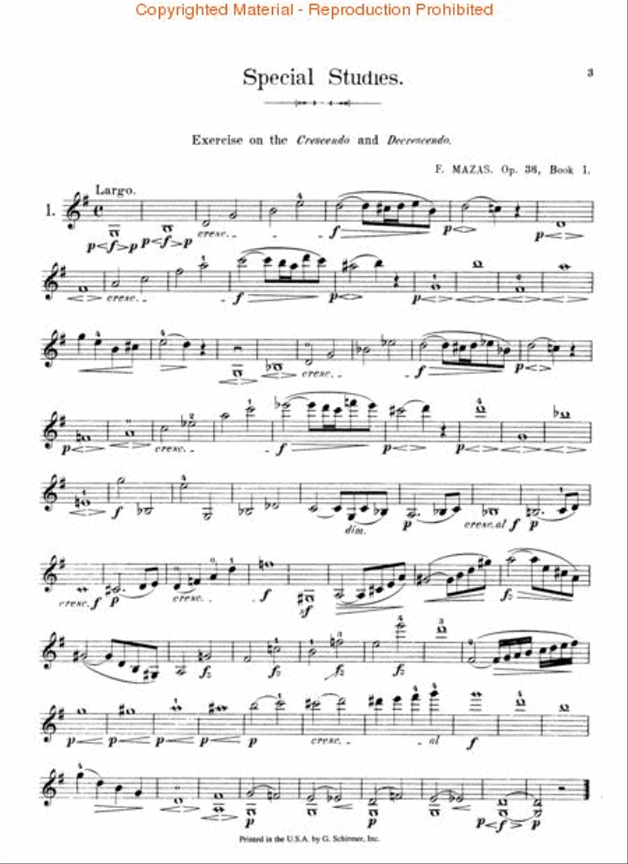 75 Melodious and Progressive Studies, Op. 36 – Book 1 Violin scores gallery preview page 2