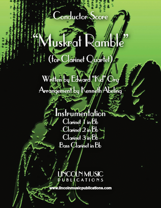 Book cover for Muskrat Ramble (for Clarinet Quartet)
