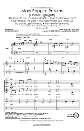 Mary Poppins Returns (Choral Highlights) (arr. Roger Emerson)