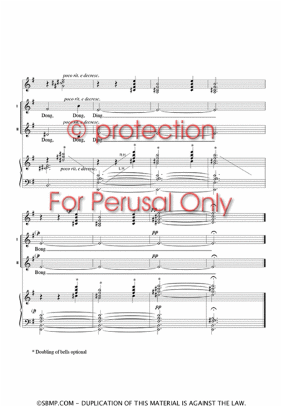 Bell Carol - SA Octavo SA scores gallery preview page 7