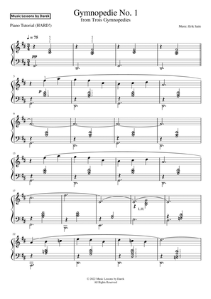 Gymnopedie No. 1 (HARD PIANO) from Trois Gymnopedies [Erik Satie]
