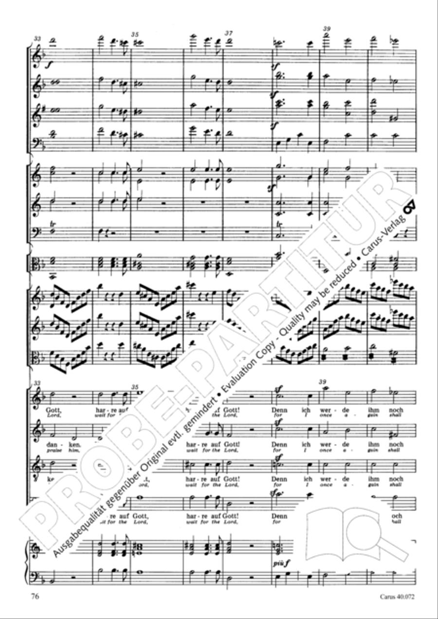 Psalm 42 Psalm 42 4-Part scores gallery preview page 76