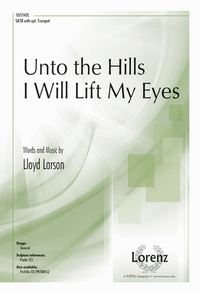 Book cover for Unto the Hills I Will Lift My Eyes