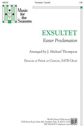 Book cover for Exsultet-Easter Proclamation