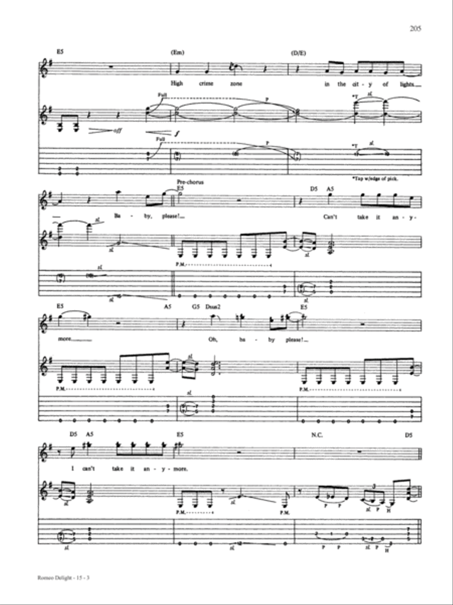 Romeo Delight Romeo Delight Guitar Tablature scores gallery preview page 3