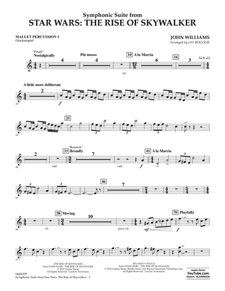 Symphonic Suite from Star Wars: The Rise of Skywalker (arr. Bocook) - Mallet Percussion 1