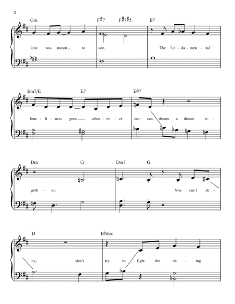 Wave Easy Piano scores gallery preview page 2