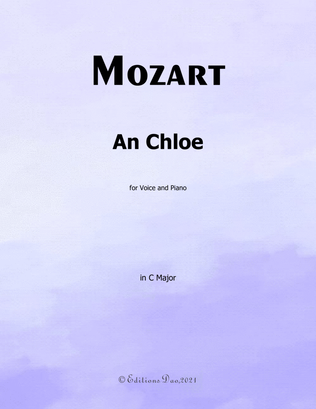 An Chloe, by Mozart, K.524, in C Major
