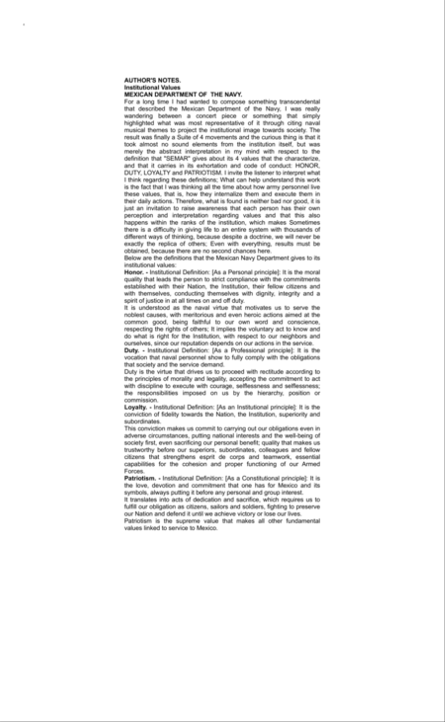 Suite No.1 