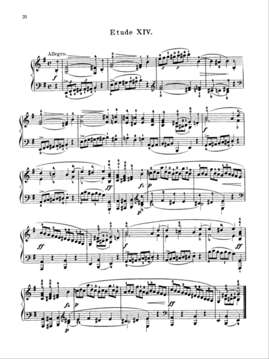 Bertini: Forty-eight Studies, Op. 29 & 32 Piano Method scores gallery preview page 1