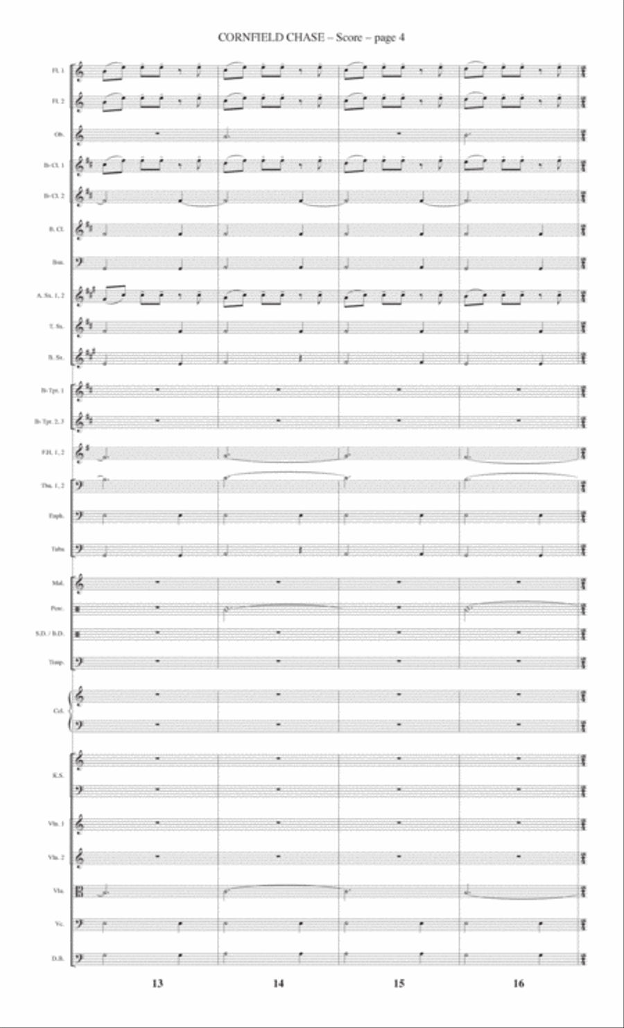 Cornfield Chase Concert Band scores gallery preview page 4