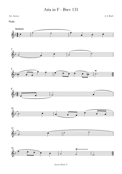 bach bwv anh. 131 gavotte in f major Flute and Cello Sheet Music image number null