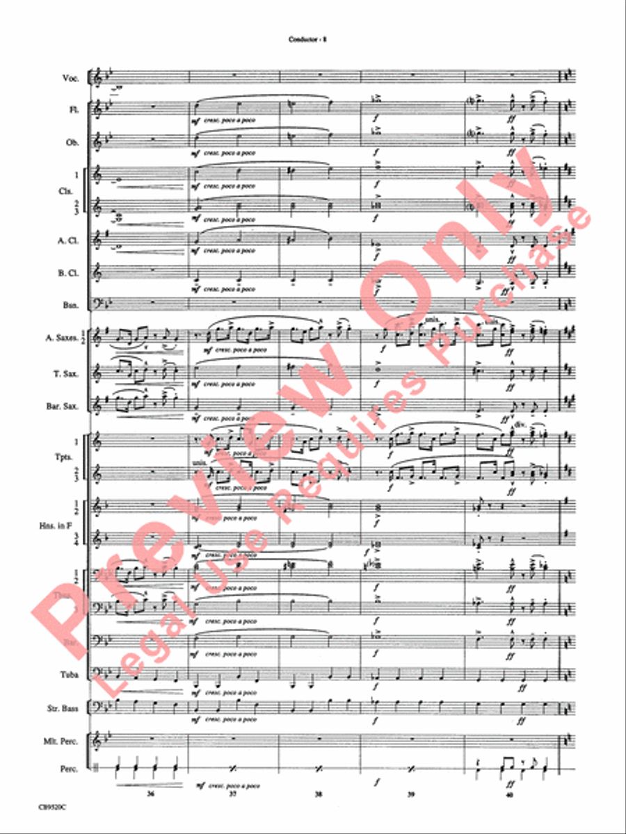 But Not for Me Concert Band scores gallery preview page 10