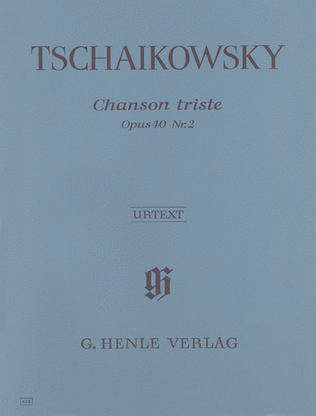 Book cover for Chanson Triste Op. 40, No. 2
