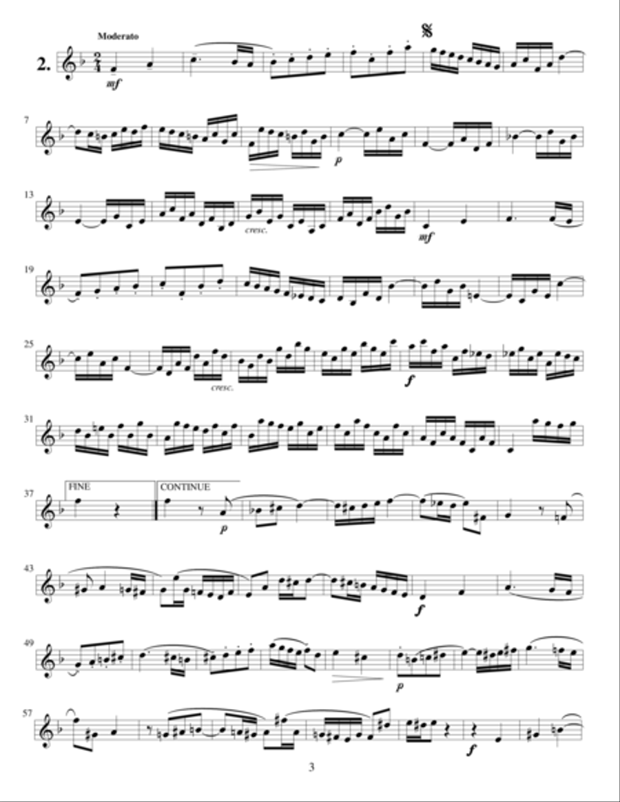 Four Duets, BWV 802-805 Four Duets, BWV 802-805 Brass Duet scores gallery preview page 4