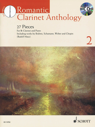 Book cover for Romantic Clarinet Anthology Volume 2