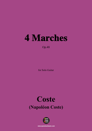 Coste-4 Marches,Opp.48,for Guitar