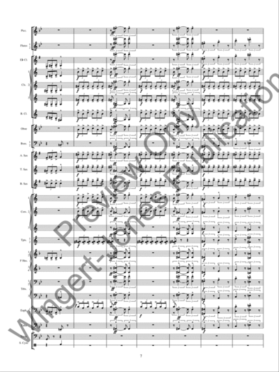 La Tregenda Concert Band scores gallery preview page 10