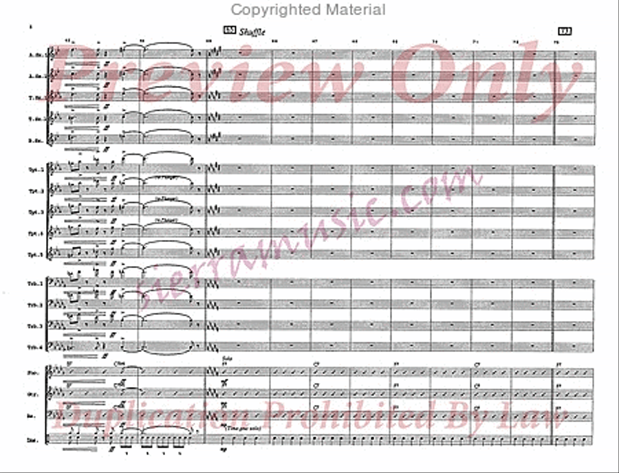 Tree Frog Big Band scores gallery preview page 9