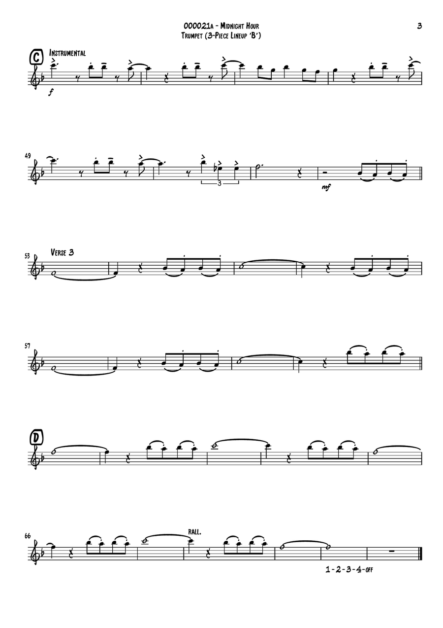 In The Midnight Hour Small Ensemble scores gallery preview page 3