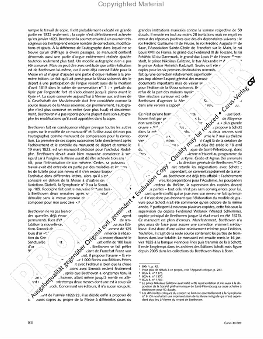 Missa solemnis Missa solemnis 4-Part scores gallery preview page 14