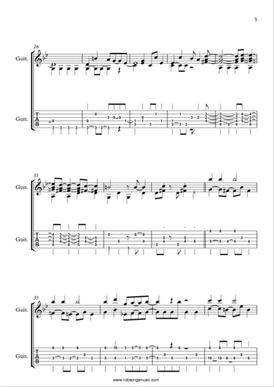 Jingle Bells (But it's 2020) - Minor Key Electric Guitar scores gallery preview page 3