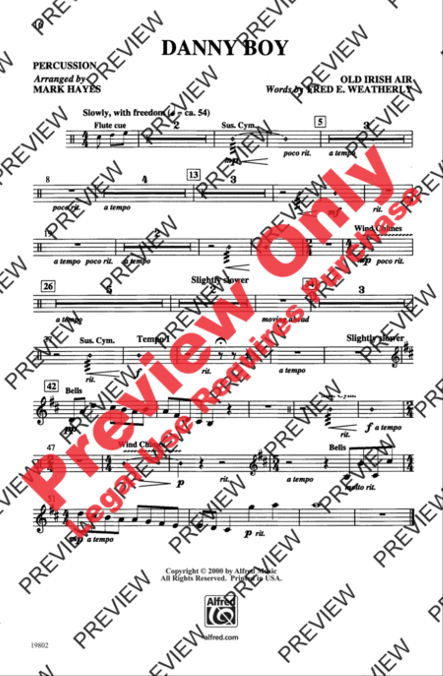 Danny Boy Women's Choir scores gallery preview page 16