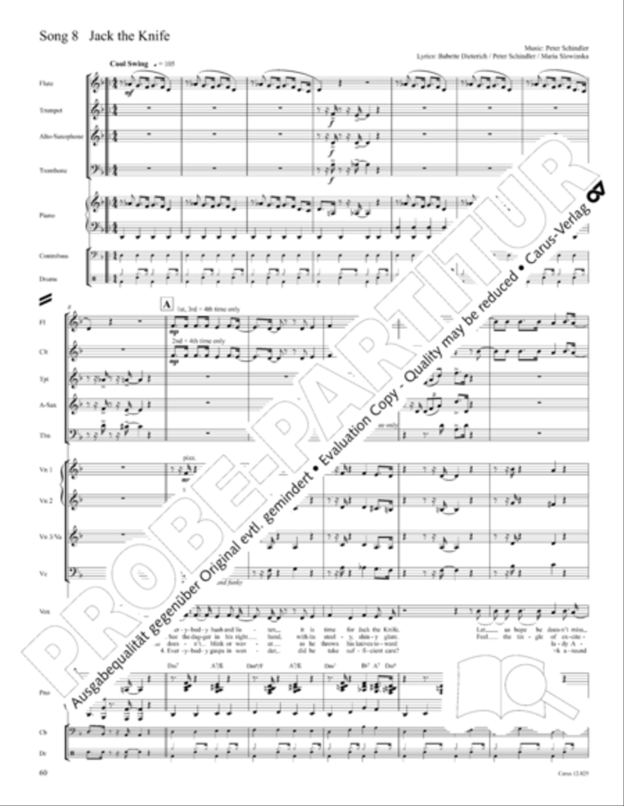 Circus Allegro Circus Allegro Choir scores gallery preview page 61