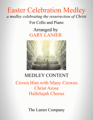 Book cover for EASTER CELEBRATION MEDLEY (for Cello and Piano with Cello Part)
