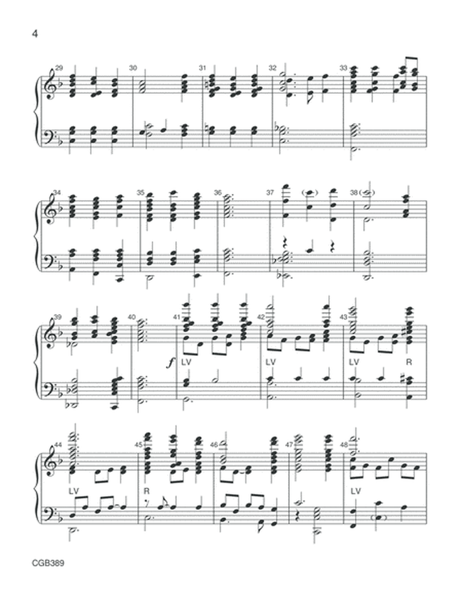 The Rock of Faith - Handbell Score image number null