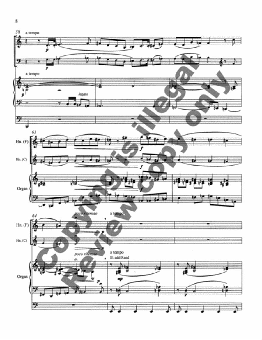 The Salutation of Gabriel Horn scores gallery preview page 12