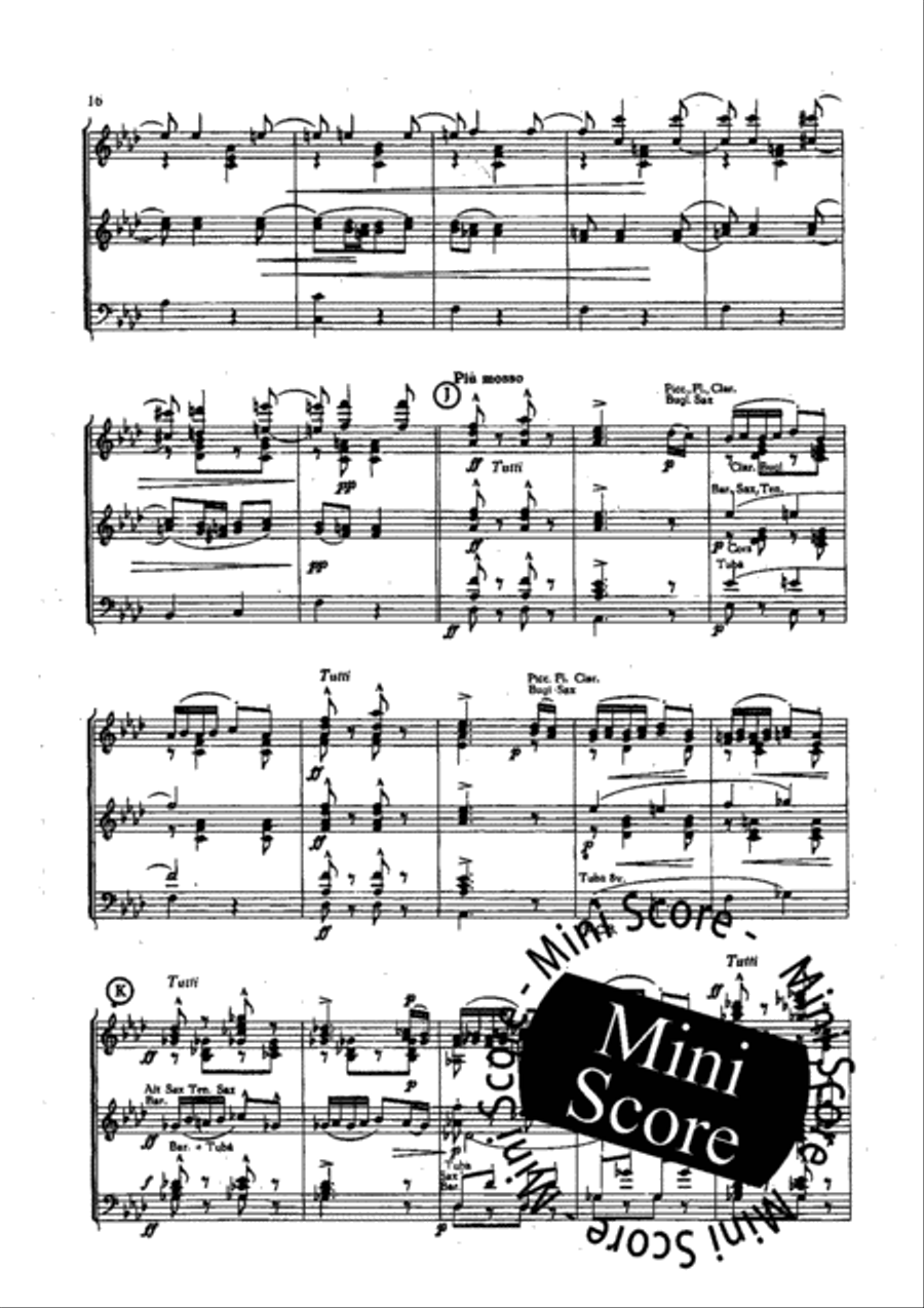 Slavische Dansen no 1,6 en 8 Fanfare Band scores gallery preview page 18