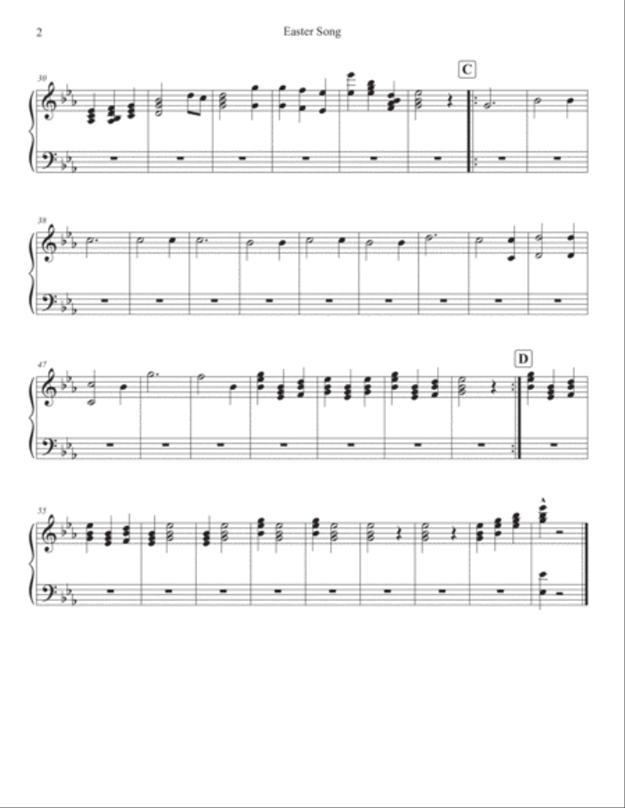 Easter Song Hear The Bells Ringing Brass Ensemble scores gallery preview page 6